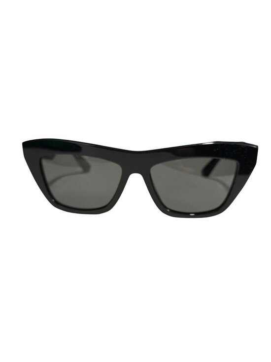 New Bottega Veneta BV1121S Cat Eye Black Sunglasses